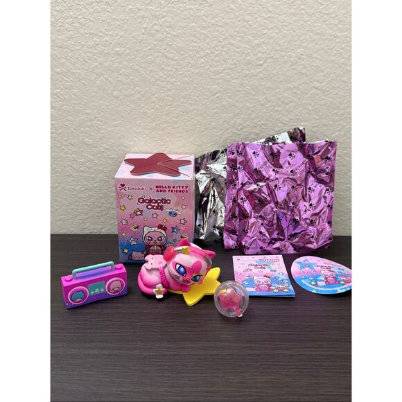 Tokidoki x Hello Kitty Galactic Cats Figure - Little TwinStars x Dancing Starlig - Picture 1 of 4
